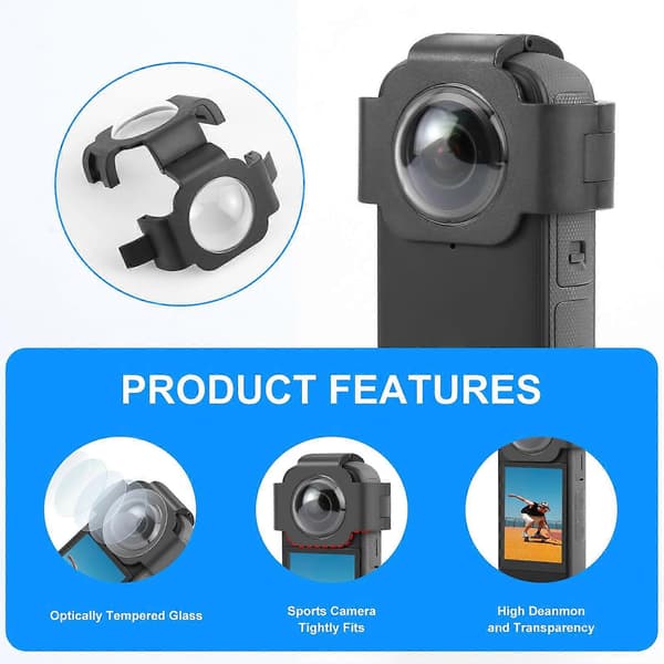 För Insta360 X3 PULUZ Linsskydd Skyddsfodral Not Specified