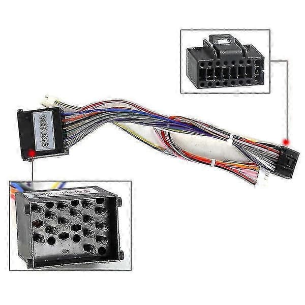 [LCS]Auton johtosarjasovitin Canbus-dekooderilla BMW E46 E39 E53 X5 M3 Android 16-nastaiselle virtajohdolle hwy