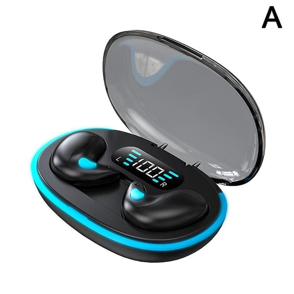 Sleep Dedicated X55 Bluetooth-øretelefoner Digitalt Display Mini Støjreduktion Black