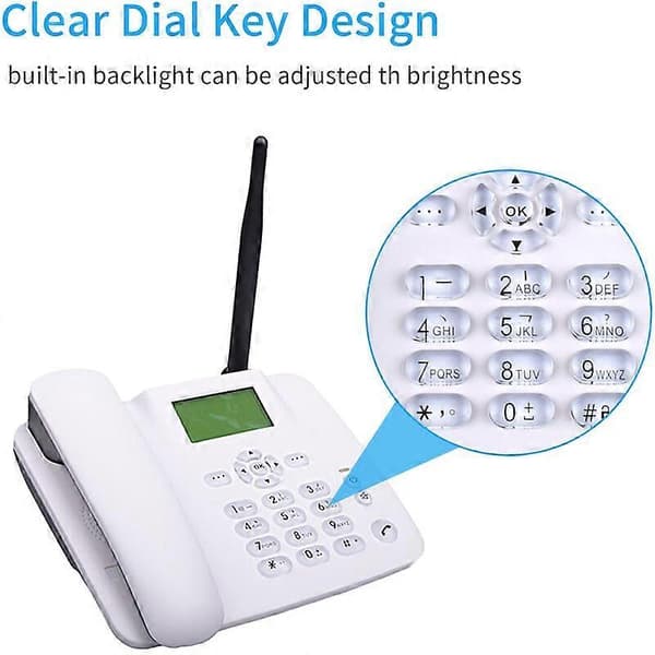 [LCS] Hemtelefon som stöder 4G/5G SIM-kort, trådlös GSM-telefon för kontor och hem