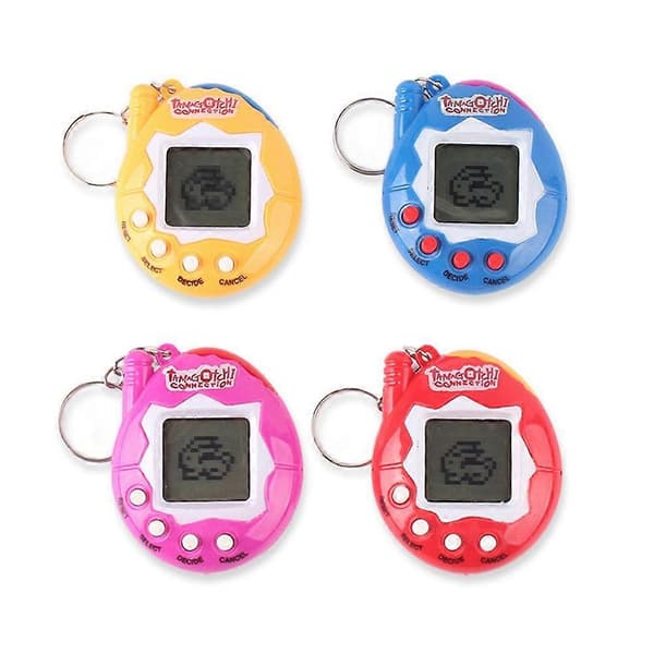 [LCS] Tamagotchi kjæledyr - 90-talls nostalgileker rød Red 1 Pcs