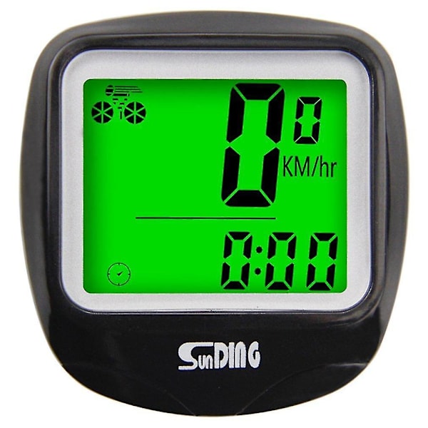Sunding sd-568ae cykelcomputer cykelcomputere cykel speedometer trådløs vandtæt stopur