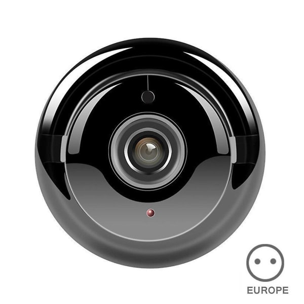 Mini trådlös högupplöst wifi-fjärrövervakningskamerainspelare EU Plug