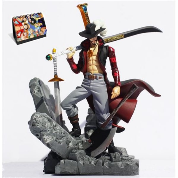 Figurin av utsøkt kvalitet One Piece Dracule Mihawk 15 cm