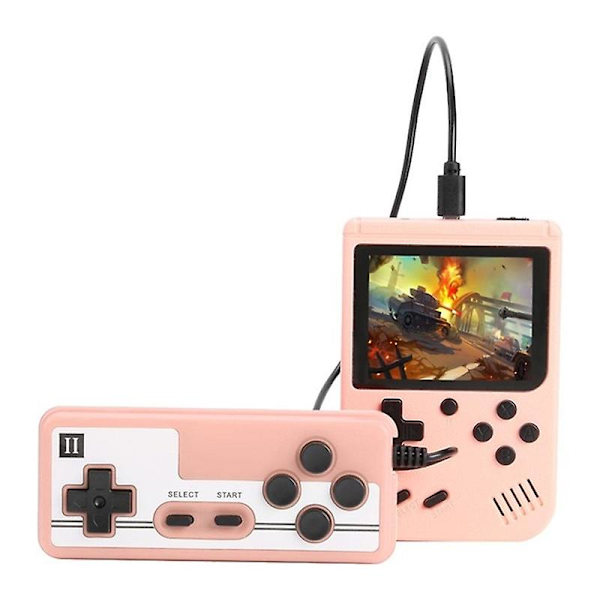 800 in 1 Retro Videopelikonsoli Kannettava Pelikonsoli Taskukoko Pink