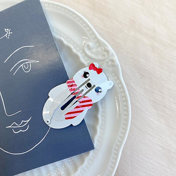 10 kpl Sarjakuva Pingviini Painetut Hiusklipsit Tytöille Barrettes Lasten Hiusneulat Tarvikkeet Polar bear