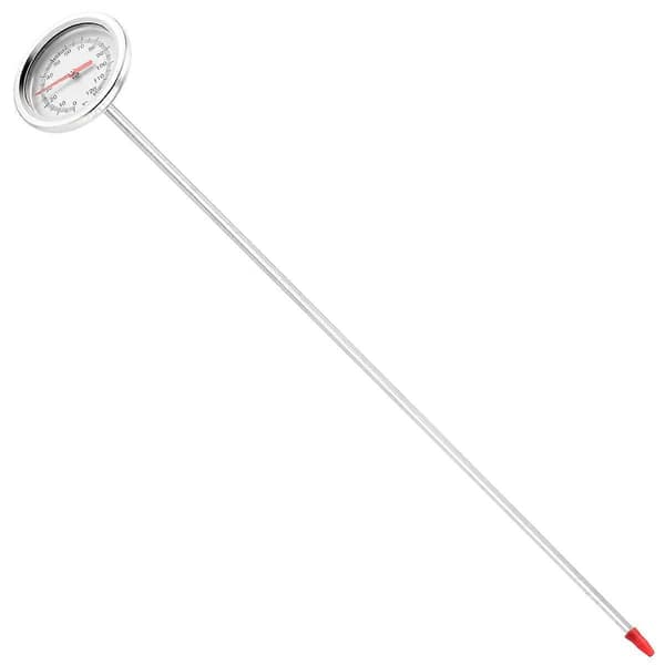 [LCS] Kompostjordtermometer 20 tommer 50 cm lengde Premium matkvalitets rustfritt stål måleprobe Det silver