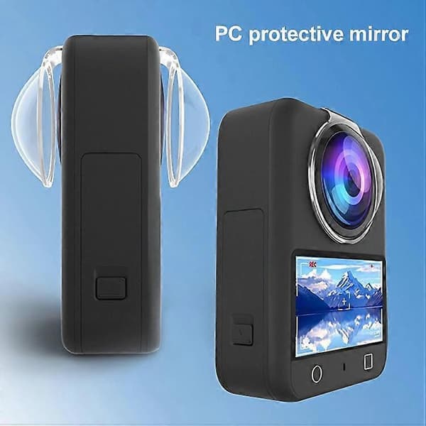 För DJI Osmo 360 PULUZ Linsskydd PC Skyddsfodral (Transparent) Transparent