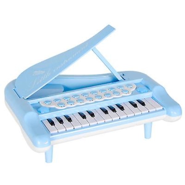 Toy Piano, pedagogiska Keyboard Musikinstrument Leksaker blue