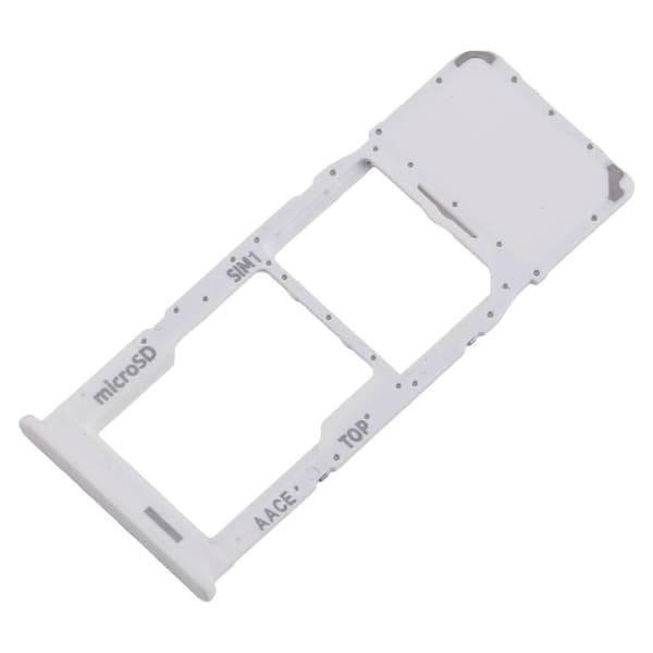 (Ny) Til Samsung Galaxy A13 SM-A135 KOMPATIBEL SIM + Micro SD-kortbakke White