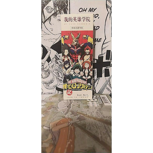 36 kpl/setti Anime My Hero Academia Paperi Kirjanmerkki Kirjanpidike Mes A