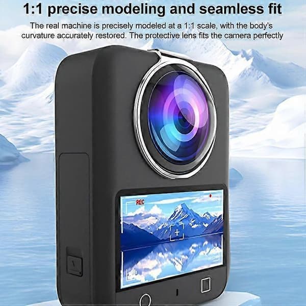 För DJI Osmo 360 PULUZ Linsskydd PC Skyddsfodral (Transparent) Transparent