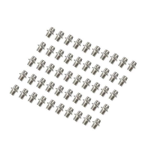 [LCS]50st Vägfällbar Cykelpedal Halkfria Spikbyteskruvar Stift Bultar Cykel Hex M4 Pedalstift Skruv