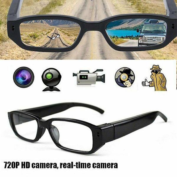 1080p HD Mini Kamera Glasögon DVR Videoinspelare NVR Rec Standard add 8G Card