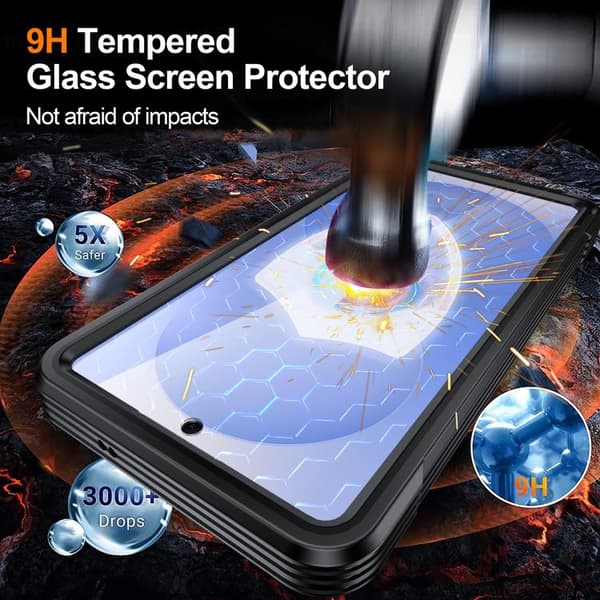 [LCS]Samsung Galaxy S26 5G Deksel med Herdet Glass MagSafe Svart