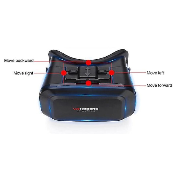 VRG Virtual Reality 3D VR Briller 90 Smarttelefon