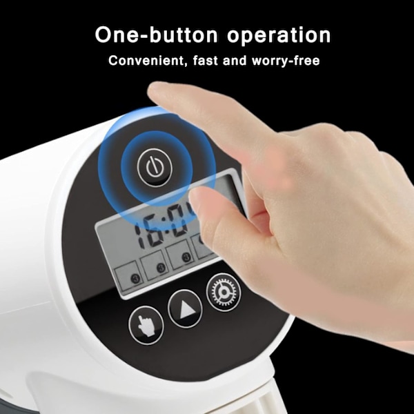 smart akvarium fiskefôrautomat, automatisk fiskefôrautomat, program