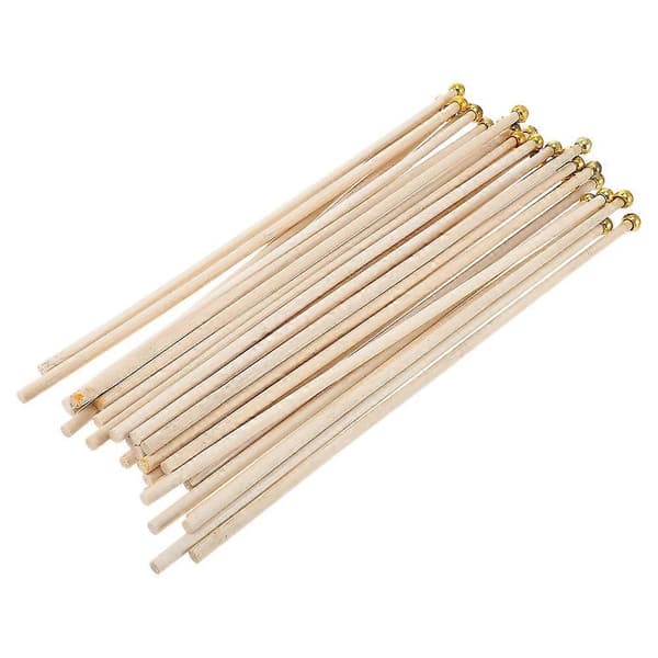 [LCS] Treflaggstang for dekor Flerfarget Stabil og solid utstillingsstang for flagg 50 stk Multi 60.00X0.80X0.80CM