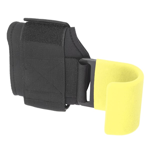 Sport Tyngdlyftningskrok Pull Up Gym Styrketräning Kraftlyft Armband Bälte Wrap Gul Krok 0.3