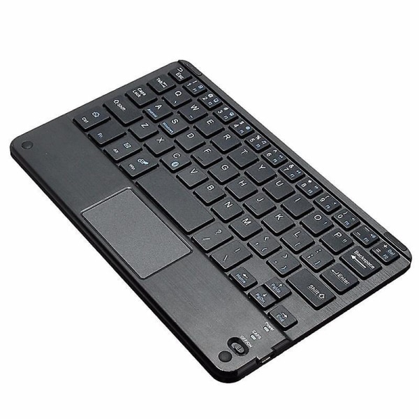 81 Tasters Bluetooth-tastatur med berøringsplate for smarttelefon/nettbrett/Android 3.0/Windows XP/7/8