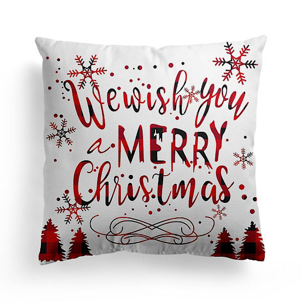 Merry Christmas Serie Dekorativt Pudebetræk Pude Cover 3