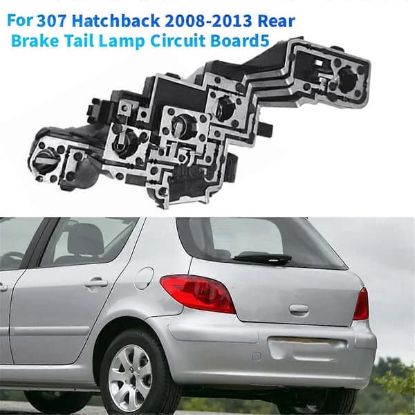 [LCS]For 307 Hatchback 2008-2013 Bakbrems Baklykt Kretskort Pærebase Baklysholder Bas Left