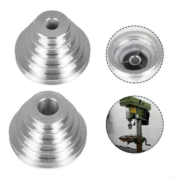 [LCS] Aluminium remskiva 5-stegs design lämplig för A-typ V-formad remskiva 2pcs set