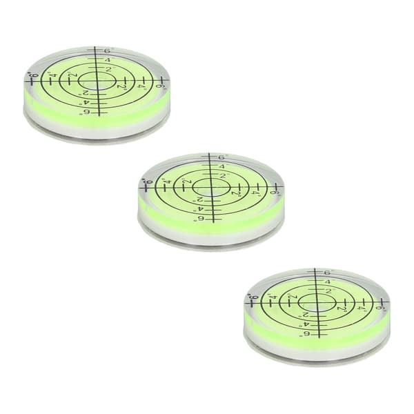 [LCS] 3 st. Mini Bullseye Vattenpass 32mm Hög Precision Horisontell Libell