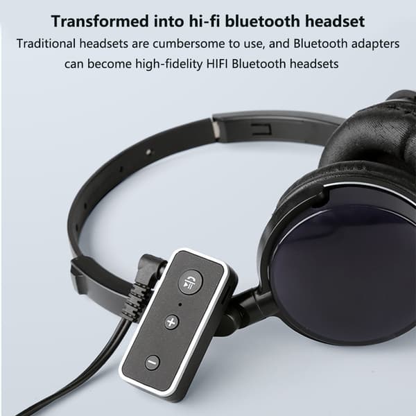 [LCS] Bluetooth 5.0 aux-adapter, mottaker for bilstereo, bærbar