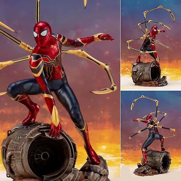 Marvel Avengers Iron Spider Actionfigur Spiderman Modell Leksaker|Actionfigurer