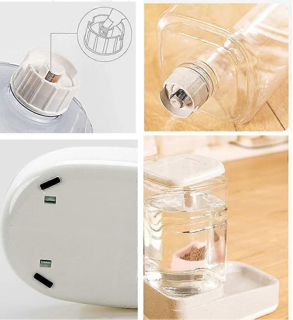 [LCS] 2-pack automatisk husdjursmatare, vattenautomat för hundar, 3,8 l