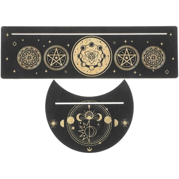 Tarotkorthållare i trä Tarotkortdisplayfästen för spådomsset 2 st
