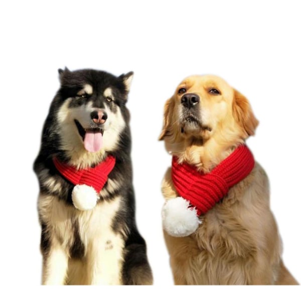 Jul sällskapsdjur katt och hund kostymer jul halsduk L