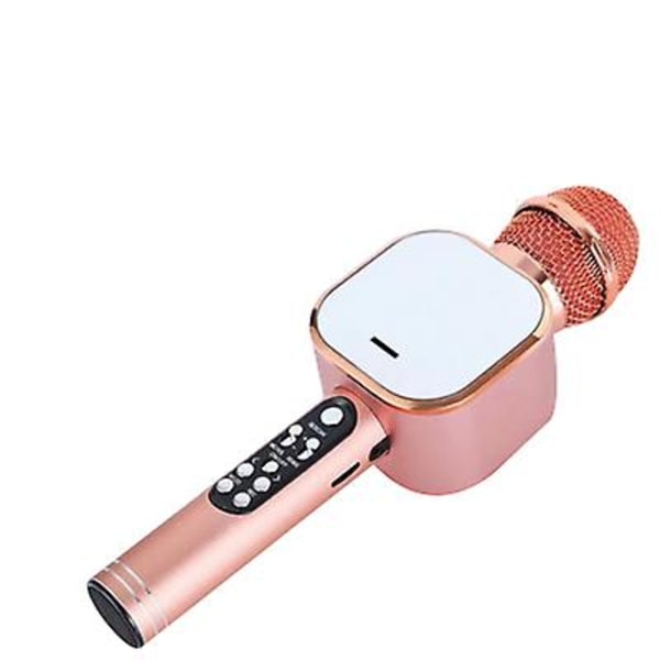 Trådløs mikrofon, intelligent støjreducerende mikrofon og lydintegreret surround sound-mikrofon rose gold