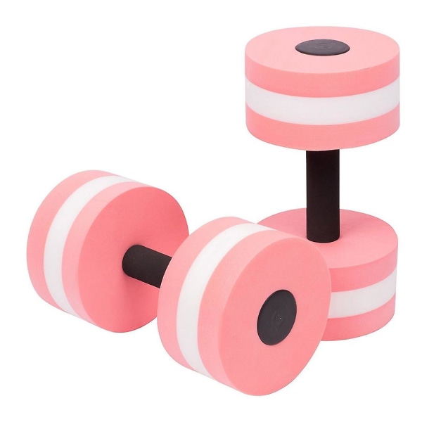 1 Par Vattenaerobics Hantel Aquatic Eva Skivstång Aqua Fitness Pool Träningsredskap Gray