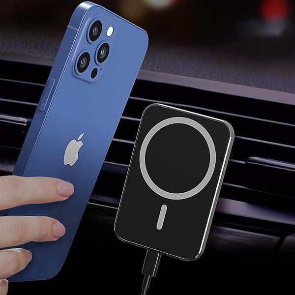 [LCS] Magnetic Car Holder with Wireless Charging 15W - Black