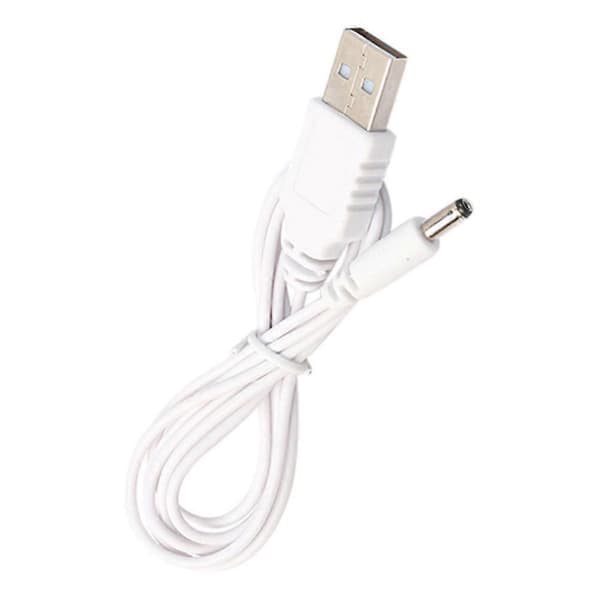 [LCS]1m DC 3.5mm x 1.35mm hun til USB Type A han adapter strømkabel ledning White