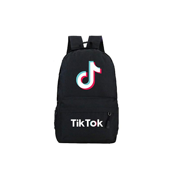 3 stk. Gutter Jenter Tik Tok Skolesekk Ryggsekk Skulderveske BALCK