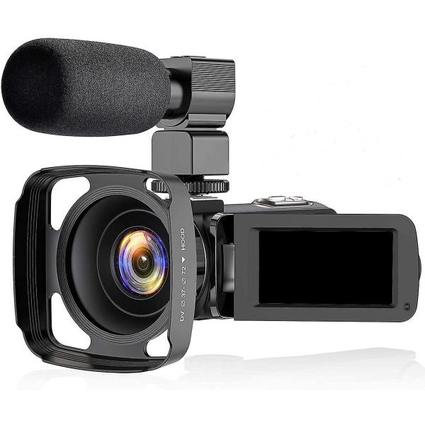 Videokamera videokamera, 2,7K Ultra HD 3,0 tums LCD