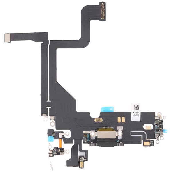 iPhone 13 Pro -latausliitännän joustokaapeli Black