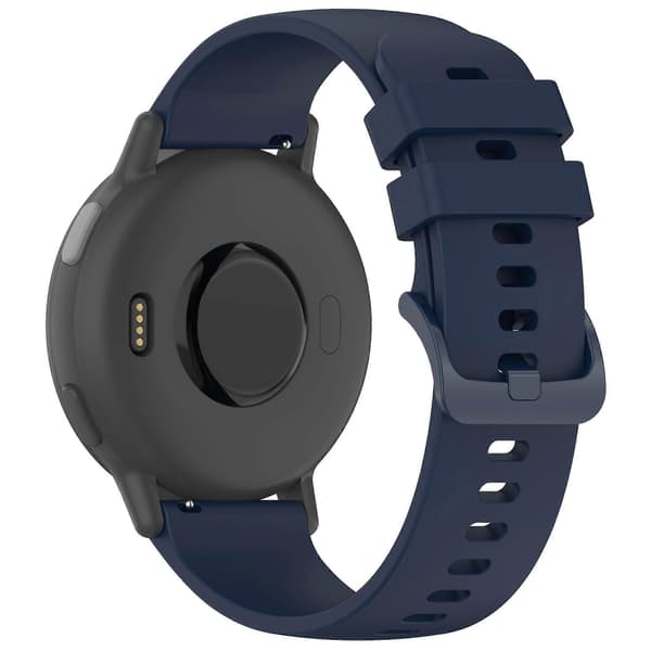 [LCS]Til Garmin vivoactive 5 Silikone Urrem 20mm Quick Release Erstatningsrem Navy Blue