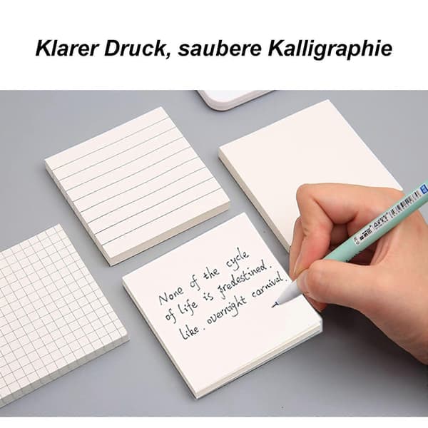 Kreative sticky notes, en pakke med 6 sticky notes, kontor- og studerende sticky notes, selvklæbende kraftpapir sticky notes, i alt 480 sticky notes