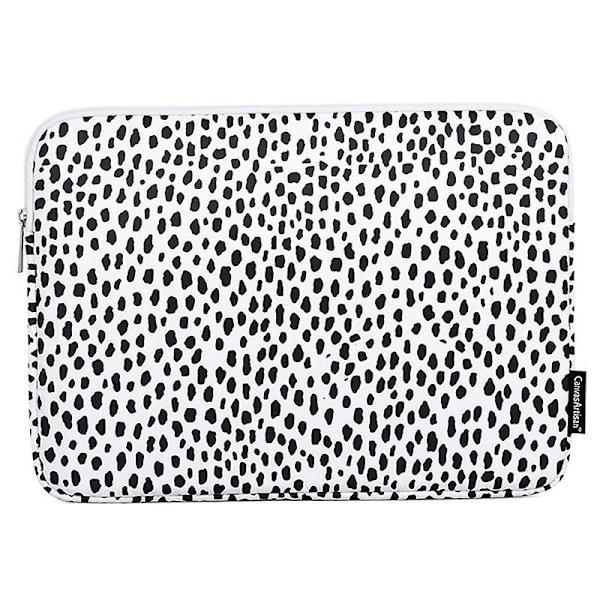 Vit Leopard Kornmönster Omslag Laptopväska För Macbook 13 Inch