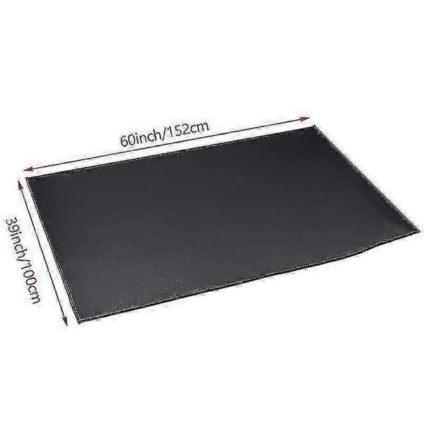 Eldstadsmatta brandsäker matta för eldstad kompatibel med vedspis och öppen spis 39*60 INCH