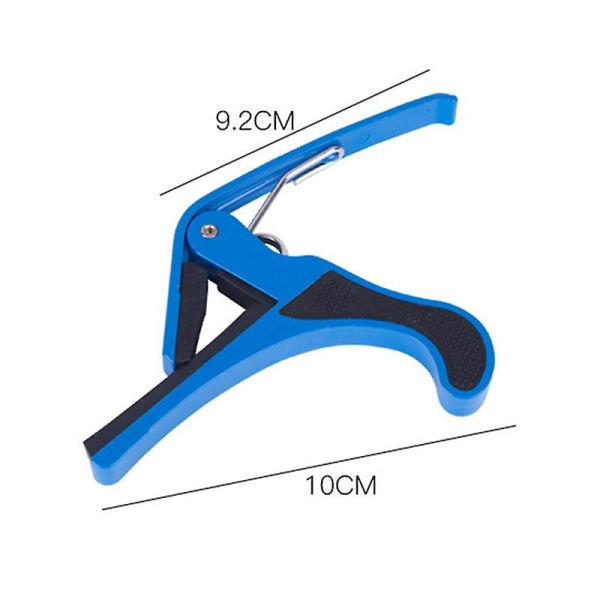 Gitarrtillbehör Aluminiumlegering Gitarrstämmare Clamp Black