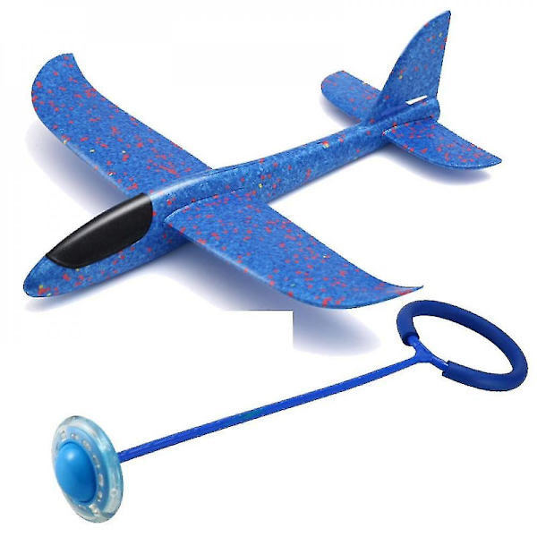 [LCS]Bubbelplan Kastande Glidflygplan Leksak Blue