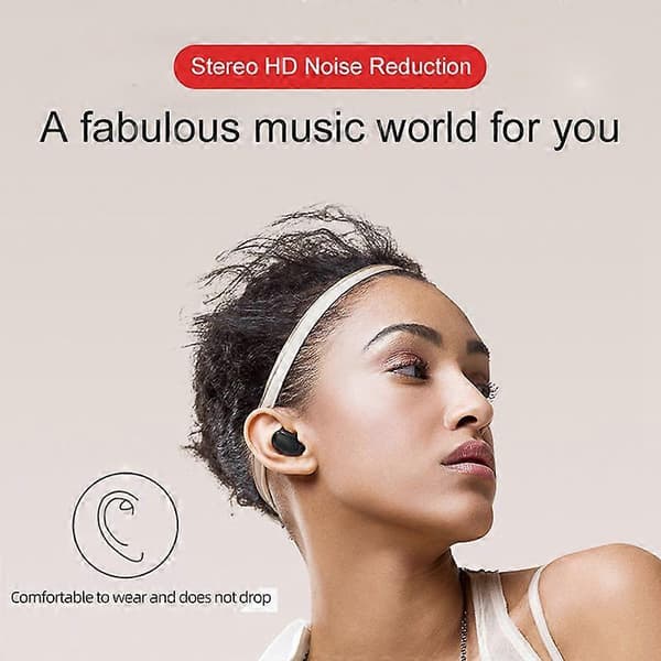 Bluetooth 5.0 Trådløse Hovedtelefoner Mini In-Ear Pods Til iPhone Android white