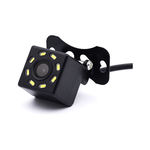 HD CCD 8 LED Backkamera 170° Mörkerseende Mini Backkamera 12V DC (Fram eller Bak)