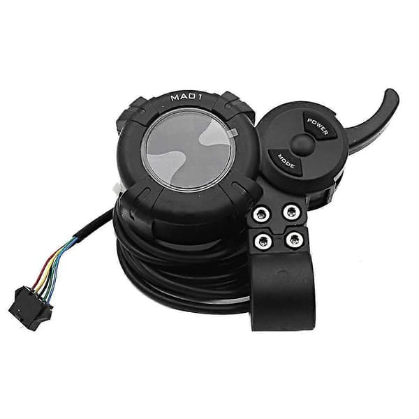 [LCS] Elektrisk løbehjul 36v-60v 25a børsteløs controller+36v-72v Ma01 LCD-display til 6-rørs universal Con SilverBlack