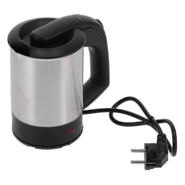 0,5L Mini Rejse Elkedel Automatisk Sluk Rustfrit Stål 220V EU Stik